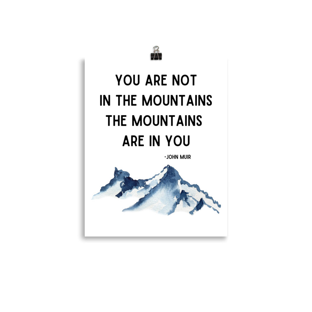 You Are Not in the Mountains Poster