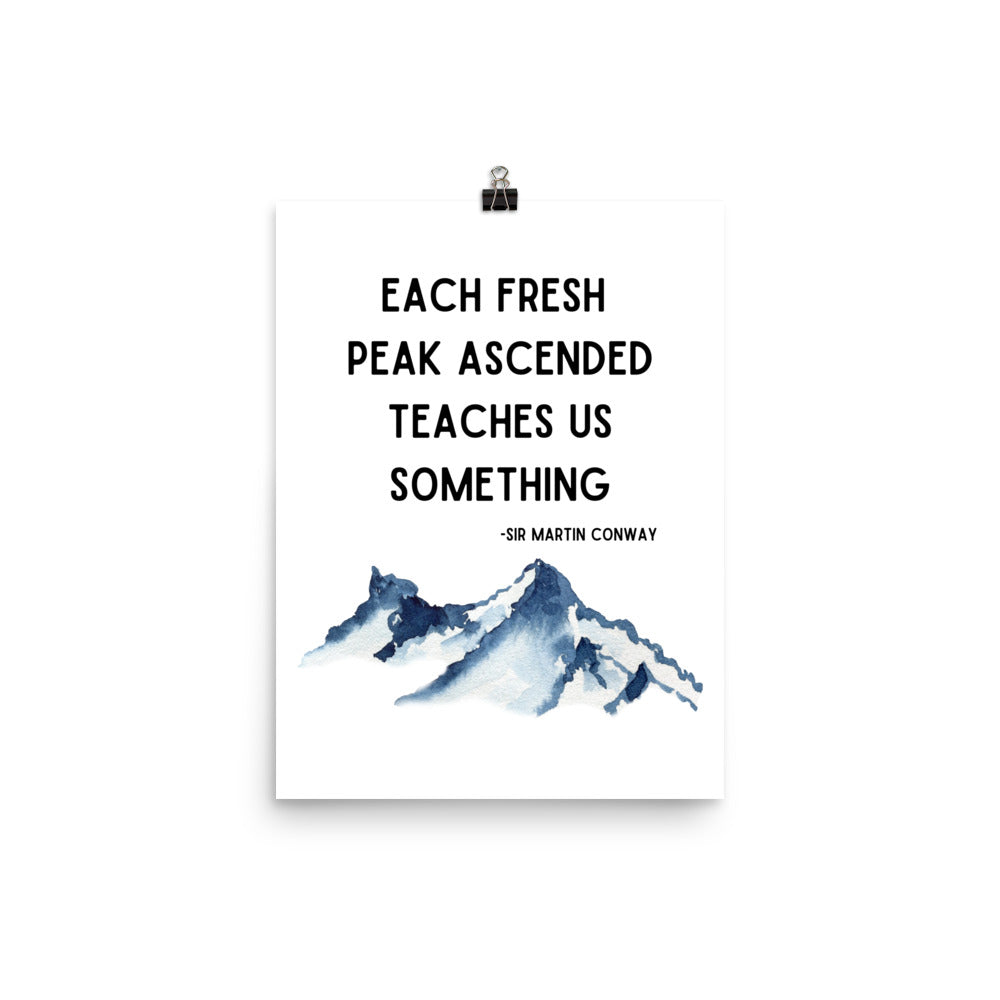 Each Fresh Peak Poster