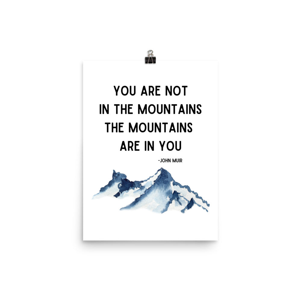 You Are Not in the Mountains Poster