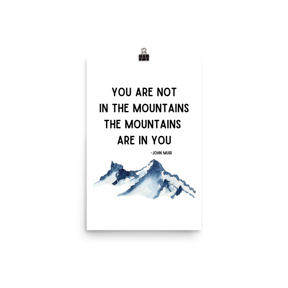 You Are Not in the Mountains Poster