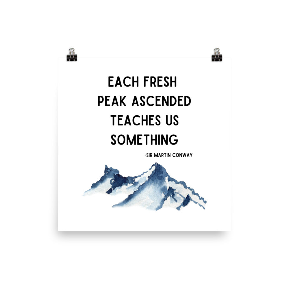 Each Fresh Peak Poster