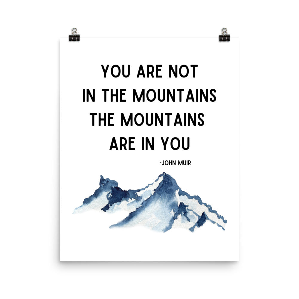 You Are Not in the Mountains Poster