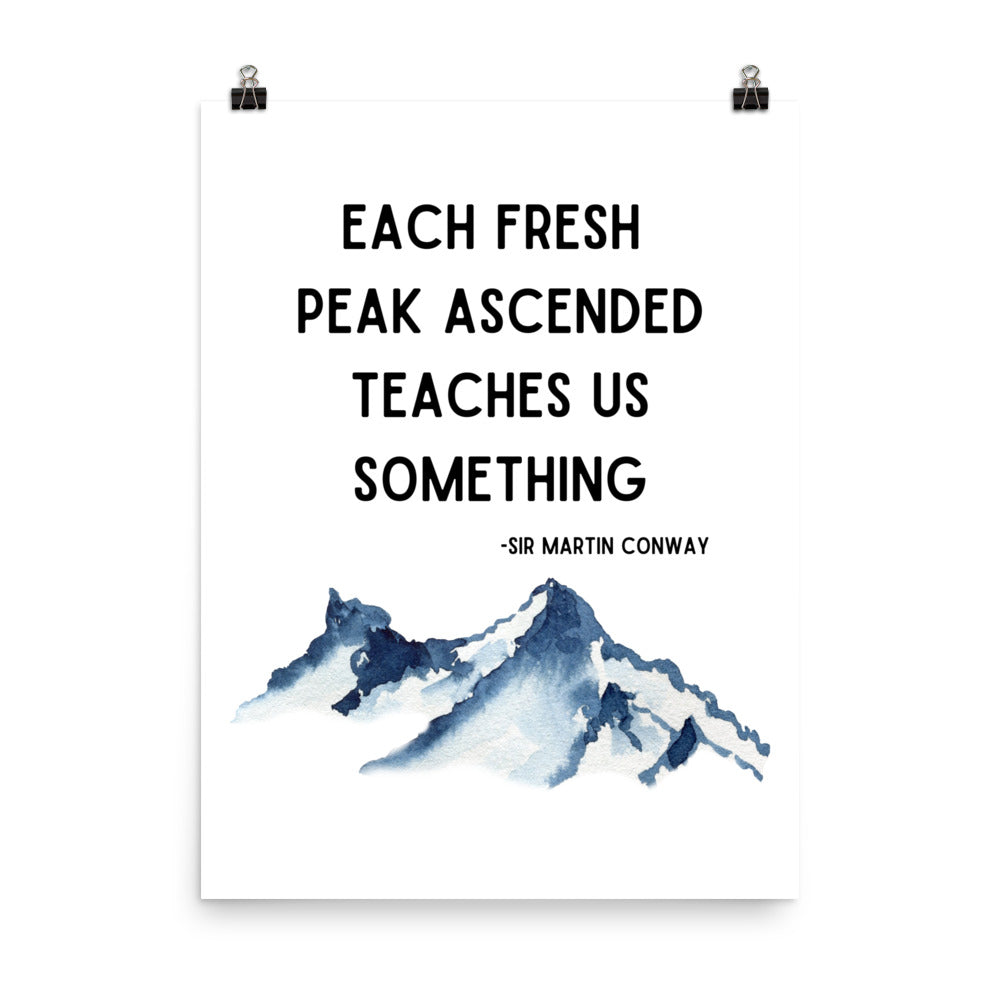 Each Fresh Peak Poster