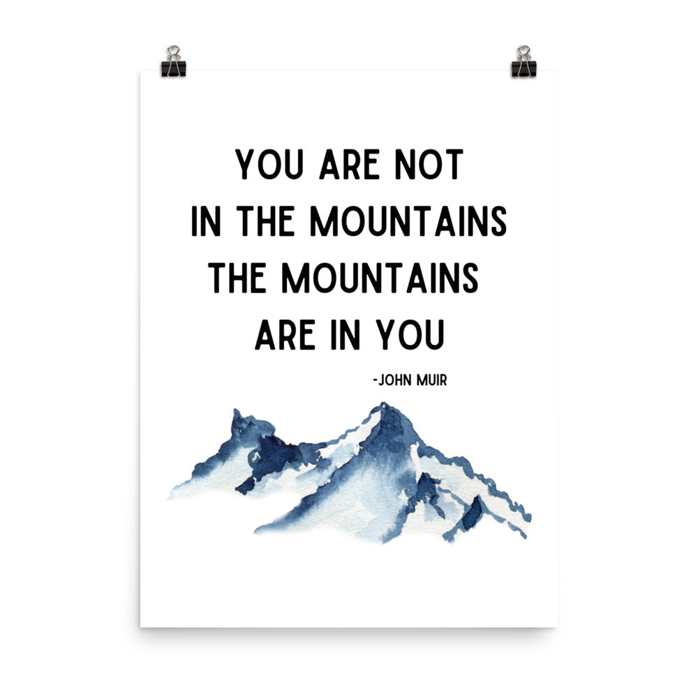 You Are Not in the Mountains Poster