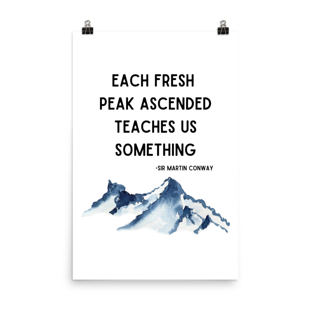 Each Fresh Peak Poster