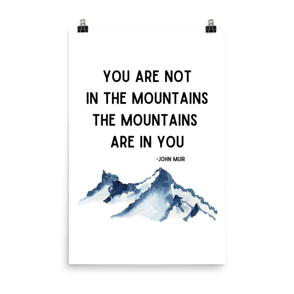 You Are Not in the Mountains Poster