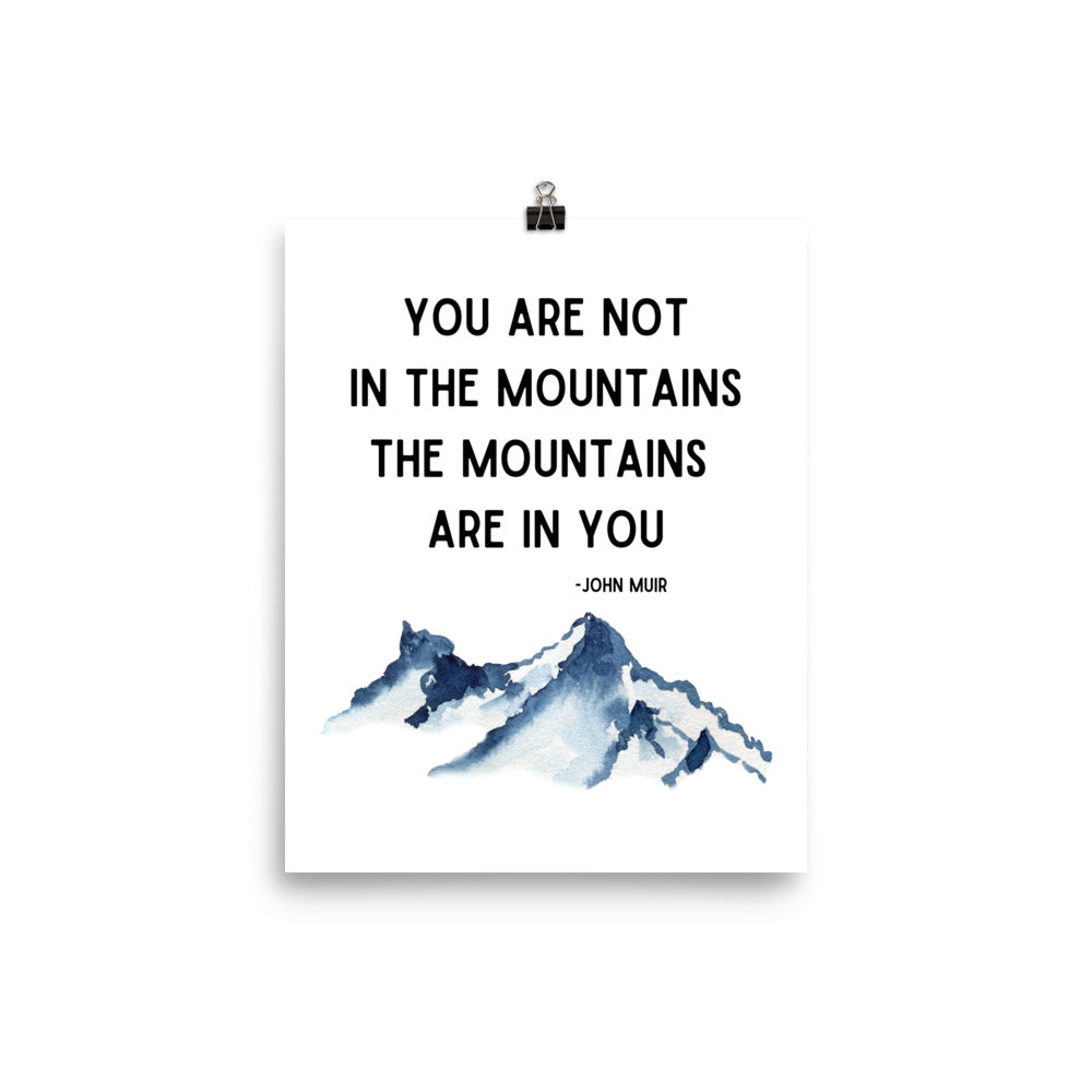 You Are Not in the Mountains Poster