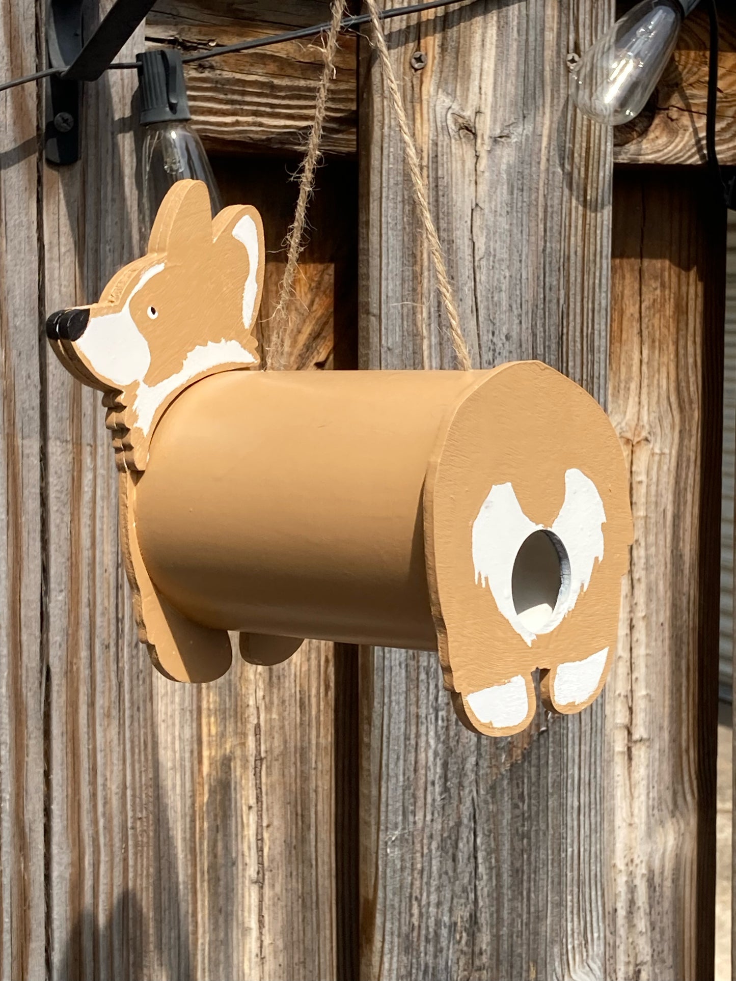 Corgi Butt Birdhouse