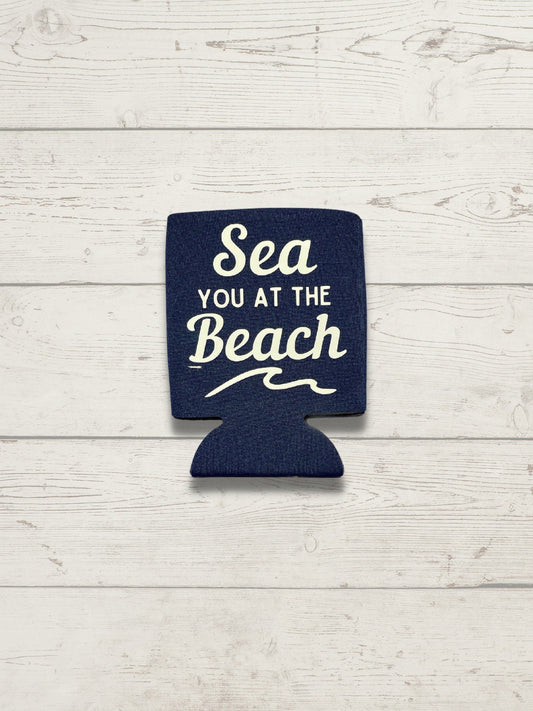 Sea You at the Beach Can Cooler