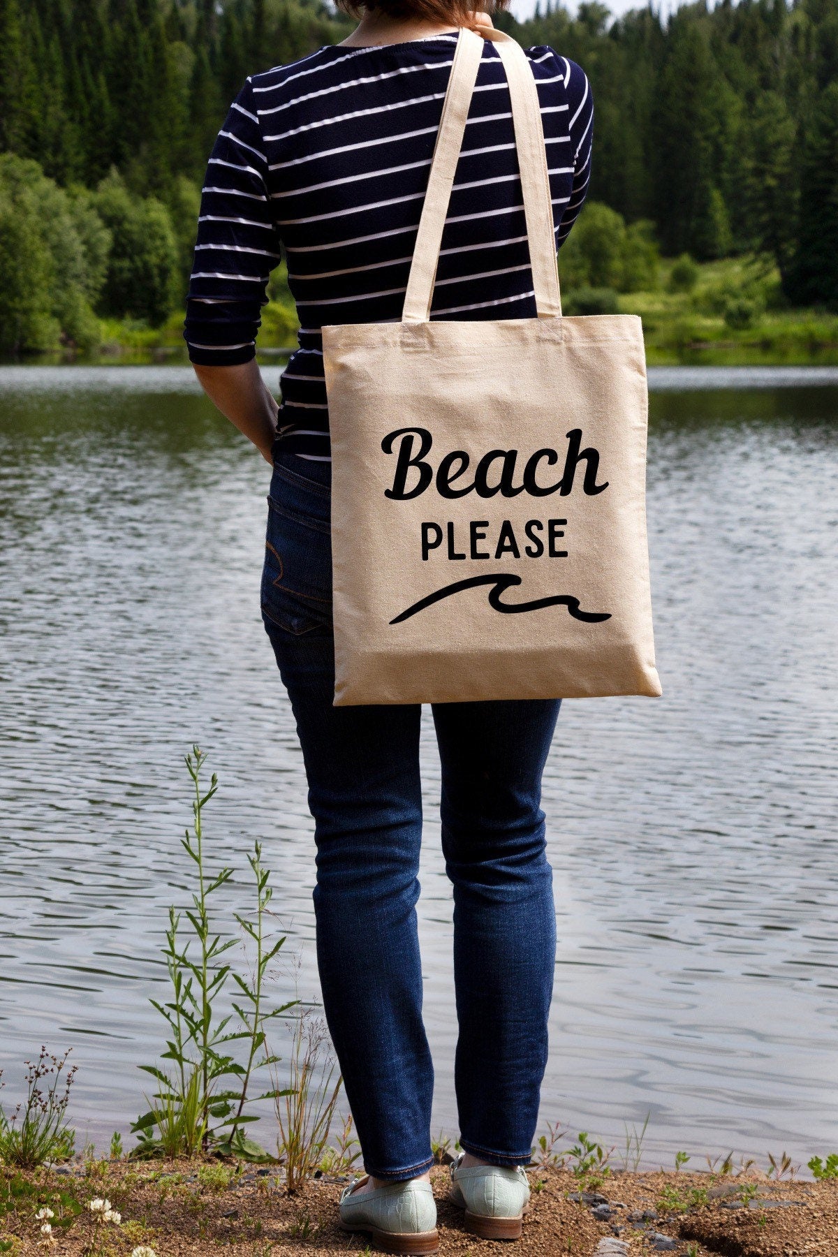 Beach Please Tote Bag