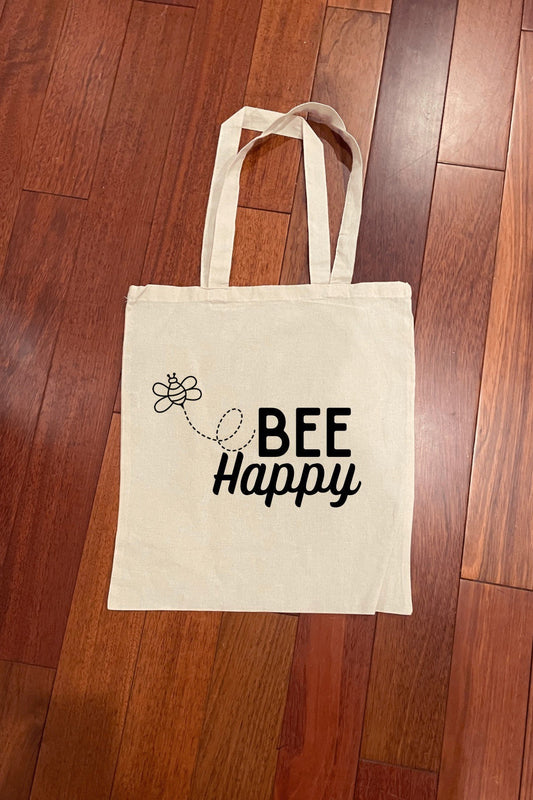 Bee Happy Tote Bag