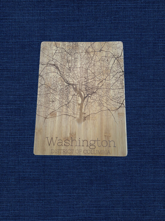 Washington DC Engraved Cutting boards