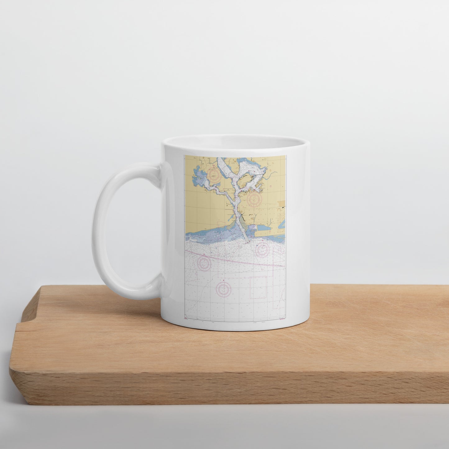 Pearl Harbor Harbor Chart Mug