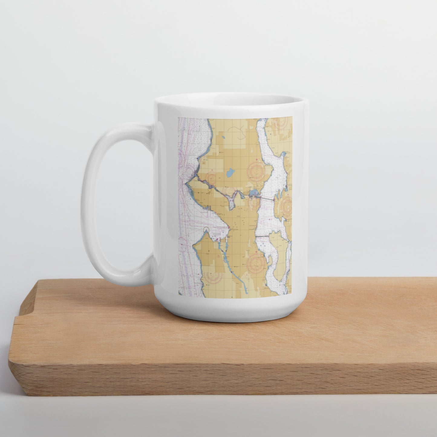 Seattle Harbor Chart Mug