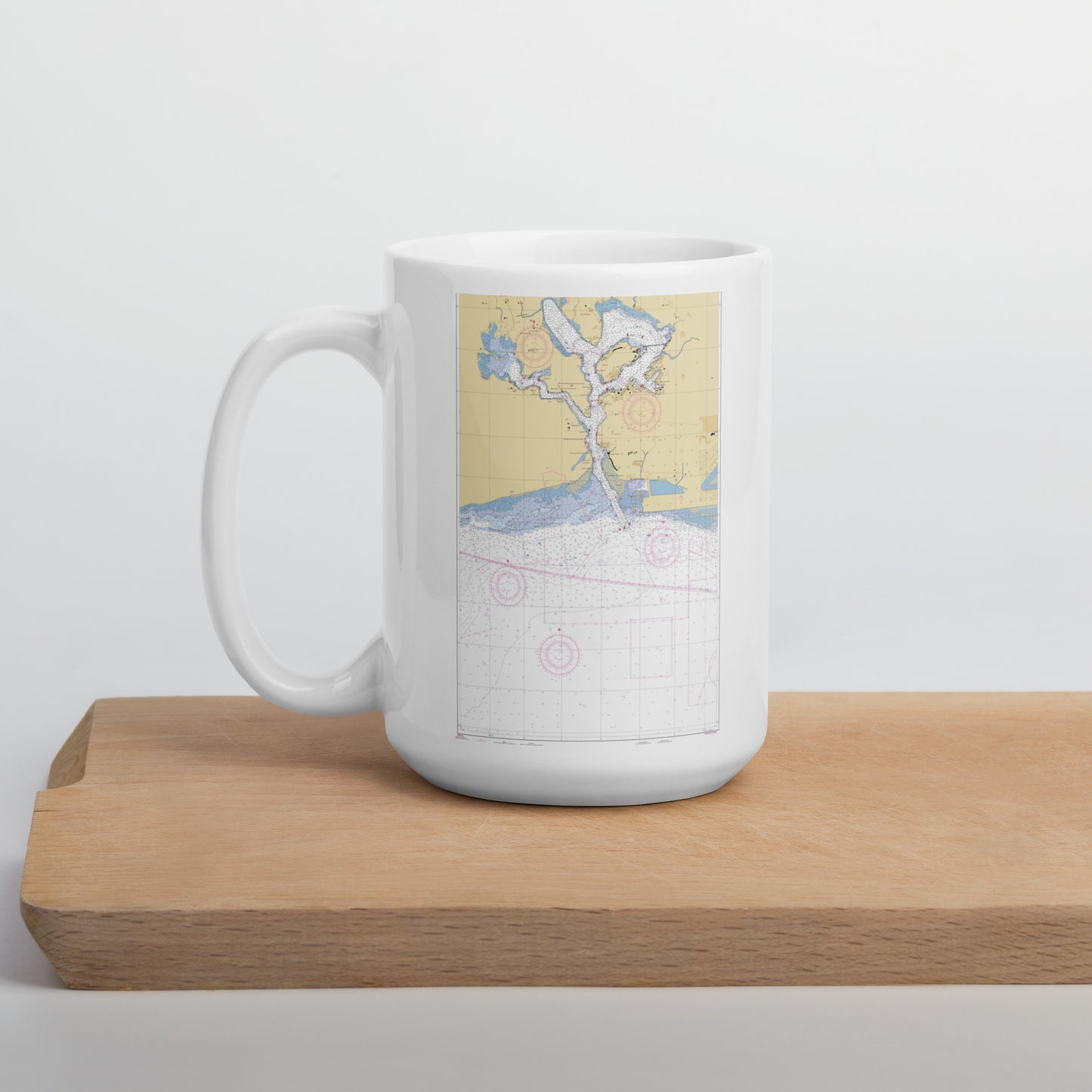 Pearl Harbor Harbor Chart Mug