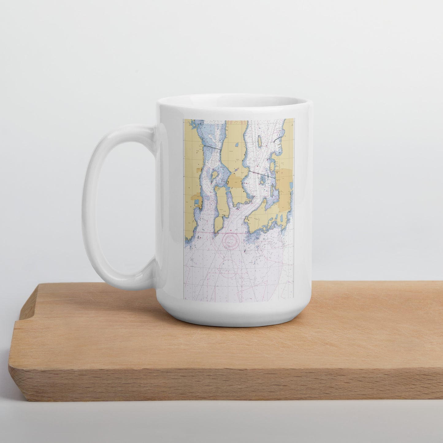 Newport Harbor Chart Mug